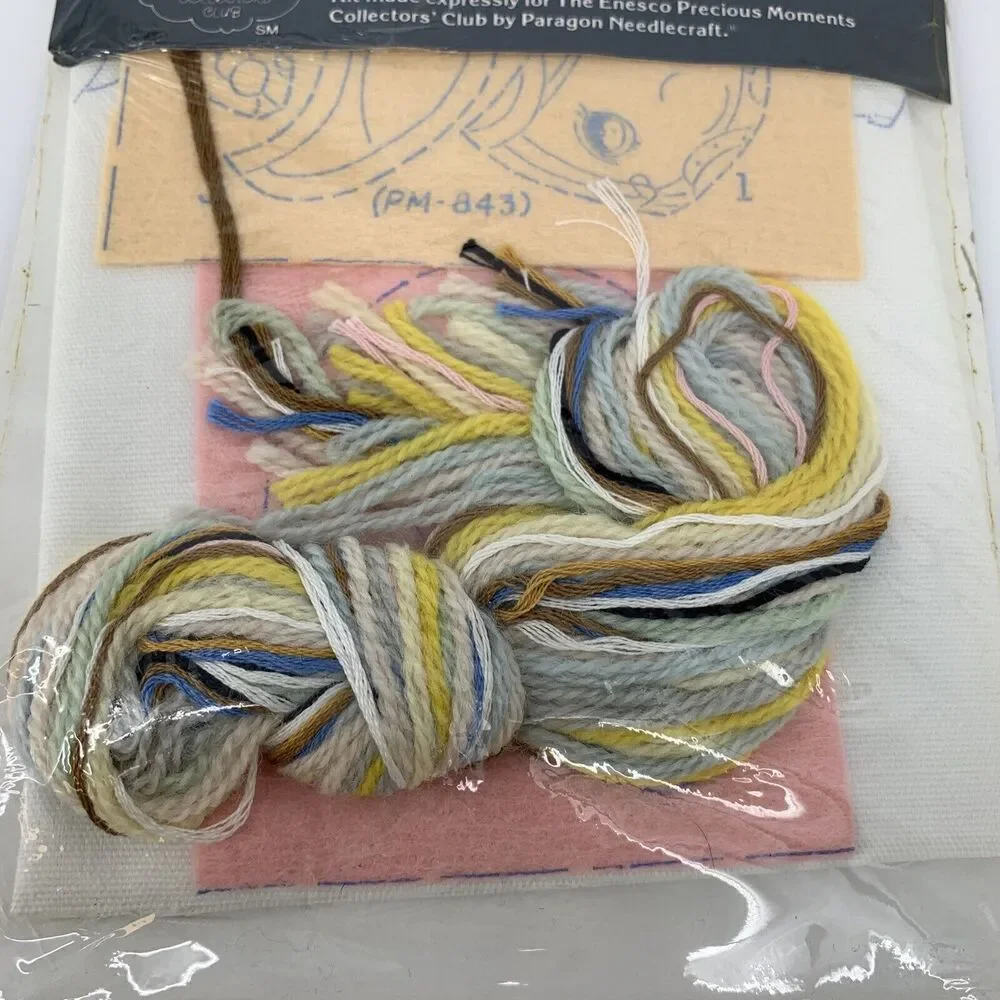 Precious Moments Trust in the Lord to the Finish - Needlecraft kit 1984 NEW Race